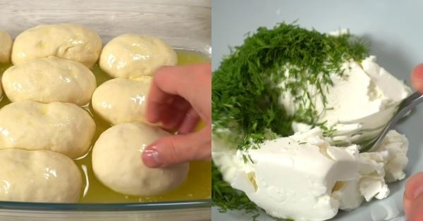 Пирог «Улитка» из дрожжевого теста с сырной начинкой